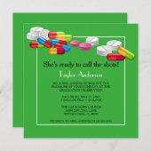 Chic Nursing School Abschluss Einladung (Vorne/Hinten)