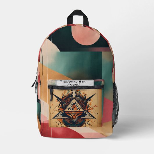 Chic Öko Friendly Tote Bag Bedruckter Rucksack (Vorderseite)