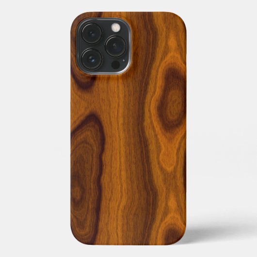 Chic Old Antique Oak Brown Holz Grain Muster iPhone Hülle (Rückseite)