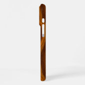 Chic Old Antique Oak Brown Holz Grain Muster iPhone Hülle (Linke Seite)
