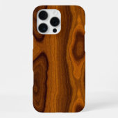 Chic Old Antique Oak Brown Holz Grain Muster iPhone Hülle (Rückseite)