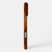 Chic Old Antique Oak Brown Holz Grain Muster iPhone Hülle (Rechte Seite)