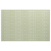 Chic Olive Green und Ivory Trellis Muster Stoff (Yard (91,4 cm))