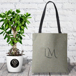 Chic OliveTaupe Monogram Refined Glitter Detail Tasche