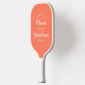 Chic Oma Etablierte Skript-Typografie Pickleball Schläger (Links)