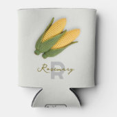 Chic Oma's Garden Modern Crochet Corn Name Dosenkühler (Vorderseite)