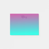 Chic Ombre Post-it Klebezettel (Vorderseite)
