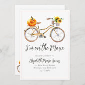 Chic On the Move Pumpkin Sonnenblumen Fahrrad-Bewe Ankündigung (Vorne/Hinten)