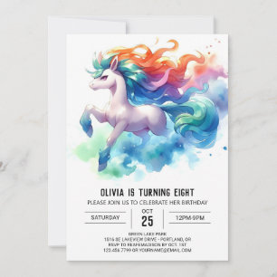 Chic Online Horse Geburtstag Einladung