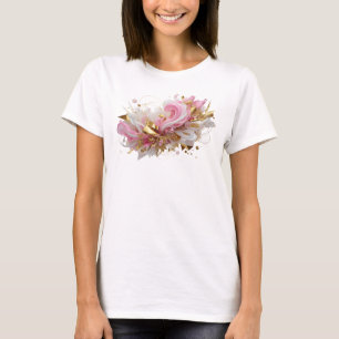 Chic Orange ABSTRACT ART Grafik T-Shirt
