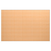 Chic Orange Gingham Kariert Pattern Stoff (Yard (91,4 cm))