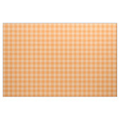 Chic Orange Gingham Kariert Pattern Stoff (Fat Quarter (45,7 x 55,9 cm))