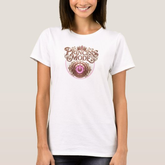 Chic Orange PRINCESS MODE T-Shirt (Vorderseite)