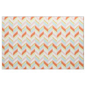 Chic orange rosa, geometrisch Zickzack Muster Stoff (Fat Quarter (45,7 x 55,9 cm))