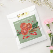 Chic Orange Scheiben und Zimt Sticks Herbst Geschenktütchen (Versiegelt)