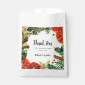 Chic Orange Scheiben und Zimt Weihnachten Geschenktütchen (Vorderseite)