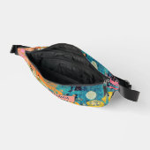 Chic orange sicilian citrus Collage Blumenziegel Bauchtasche (Offen)