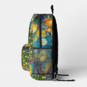 Chic orange sicilian citrus Collage Blumenziegel Bedruckter Rucksack (Rechts)