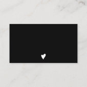 Chic Order danke für das Script Visitenkarte (Rückseite)