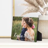 Chic Overlay | Personalisiertes Hochzeitssemble Fotoplatte