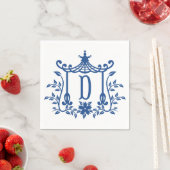 Chic Pagoda Monogram D Napkins Serviette (Beispiel)