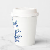 Chic Pagoda Monogram E Paper Cups Pappbecher (Links)