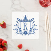 Chic Pagoda Monogram R Napkins Serviette (Beispiel)