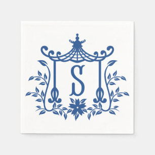 Chic Pagoda Monogram S Napkins Serviette