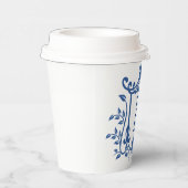 Chic Pagoda Monogram Z Paper Cups Pappbecher (Rechts)