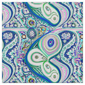 Chic Paisley Print Fabric Collection Stoff (Nahaufnahme)