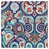 Chic Paisley Print Fabric Collection Stoff (Nahaufnahme)