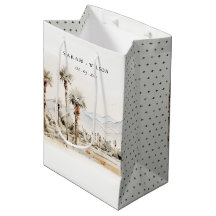Chic Palm Springs California Landschaft Hochzeit