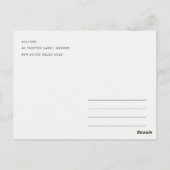 Chic Palm Springs Postkarte (Rückseite)