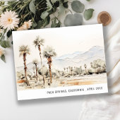 Chic Palm Springs Postkarte