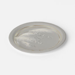 Chic Pampas Grass Pappteller