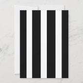 Chic, Paris, französisches Café Brautparty Einladung (Rückseite)