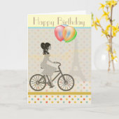 Chic Paris Karte (Gelbe Blume)