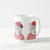Chic Parisian Cat Tasse (VorderseiteRechts)