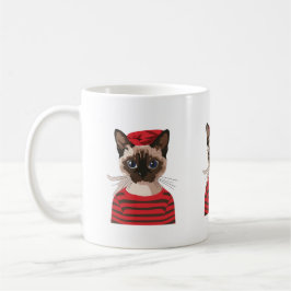 Chic Parisian Cat Tasse