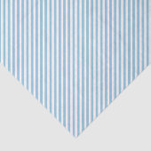 Chic Pastel Aquamarin Blue White Stripes Muster Seidenpapier (Ausschnitt)
