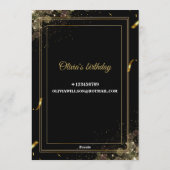 “Chic Pastel Birthday Invite – Modern Stylish Card Einladung (Rückseite)