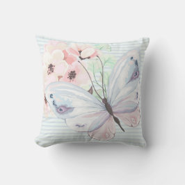 Chic Pastel Butterfly Kissen