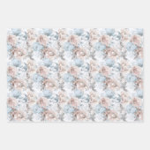 Chic Pastel floral Geschenk Wrap - Elegant und sti Geschenkpapier Set (Vorderseite 3)