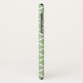 Chic Pastel Green Quatrefolie Gelbe Bezeichnung Mo Case-Mate iPhone Hülle (Hinten/Links)
