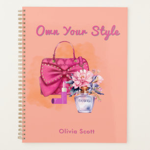 Chic Pastel Handbag & floral Design Plane Planer