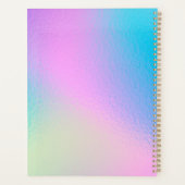 Chic Pastel Holographic Customize Planer (Rückseite)