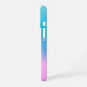 Chic Pastel Holographic Personalized Name iPhone 16 Hülle (Linke Seite)