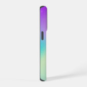 Chic Pastel Holographic Personalized Name iPhone Hülle (Rechte Seite)