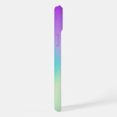 Chic Pastel Holographic with Name iPhone Hülle (Rechte Seite)