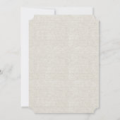 Chic Pastel Hydrangeas Hochzeitseinladung Einladung (Rückseite)